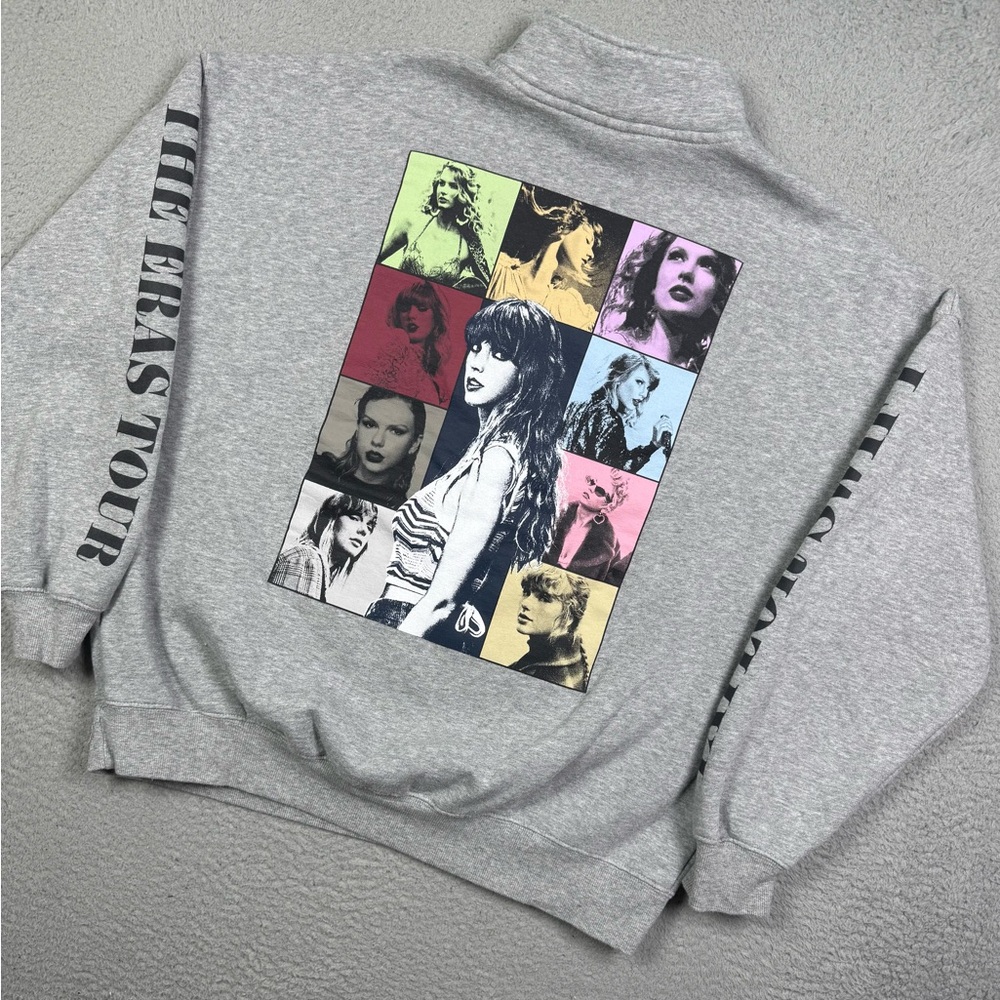 Taylor Swift The Eras Tour quarter zip sweatshirt